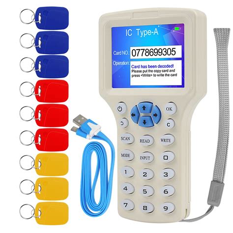 125khz rfid id card reader & writer copier programmer|rfid reader 125khz arduino.